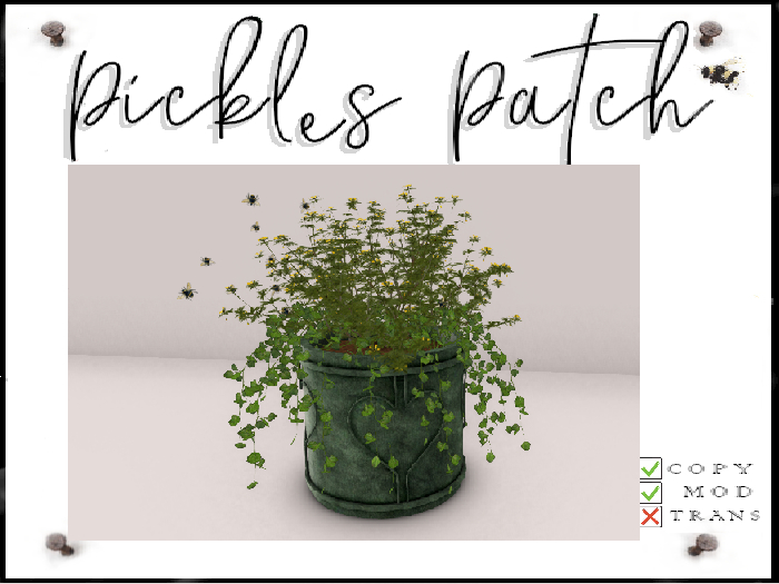 Pickle's Patch - Bee Planter yellow 