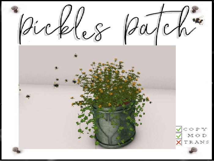Pickle's Patch - Bee Planter orange 