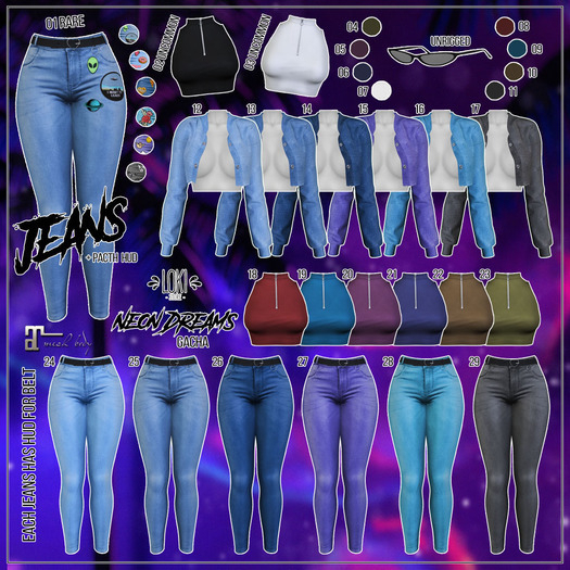 10.Loki - Neon Dreams GACHA - Brown Glasses