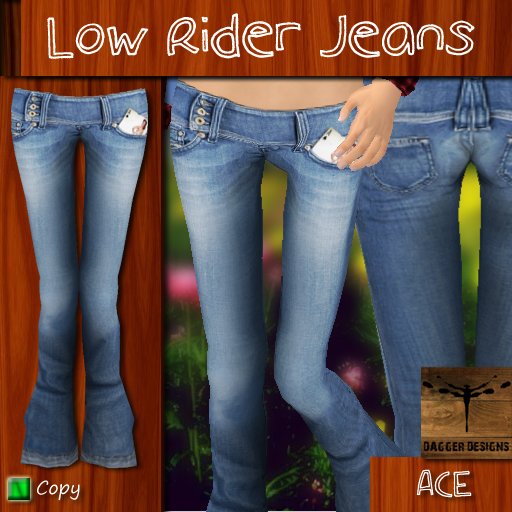 Ace: Low Rider Jeans