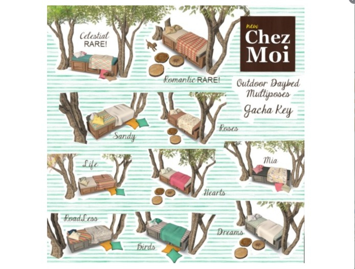 Outdoor Daybed Bird * CHEZ MOI