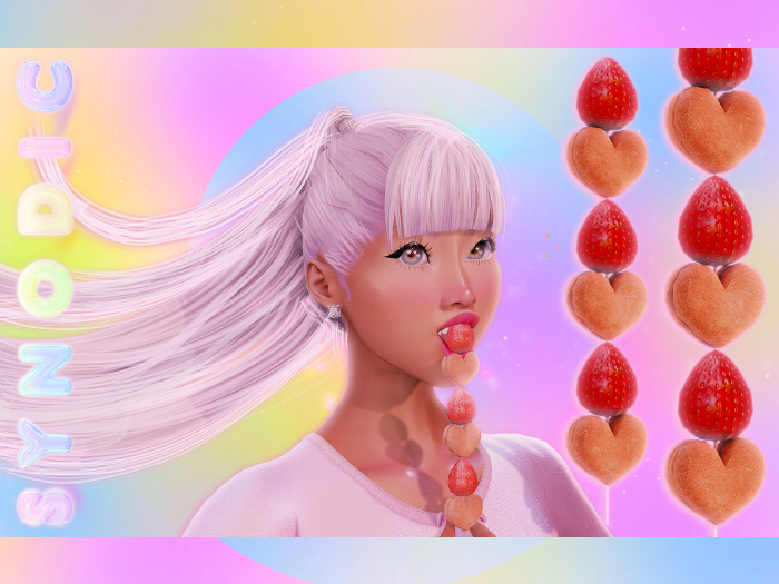 Synodic. //  Cookie hearts & strawberries CARAMEL