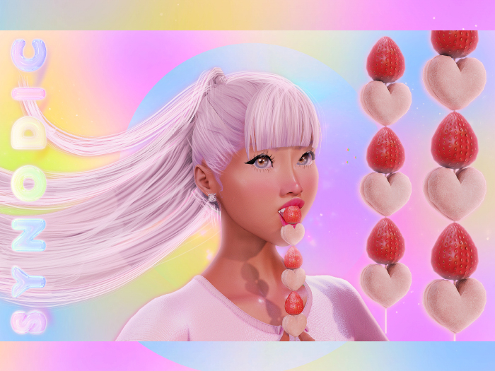 Synodic. //  Cookie hearts & strawberries VANILLA