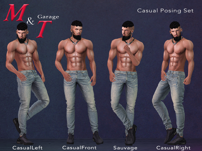 Second Life Marketplace - M&T Casual Bento Poses FATPACK