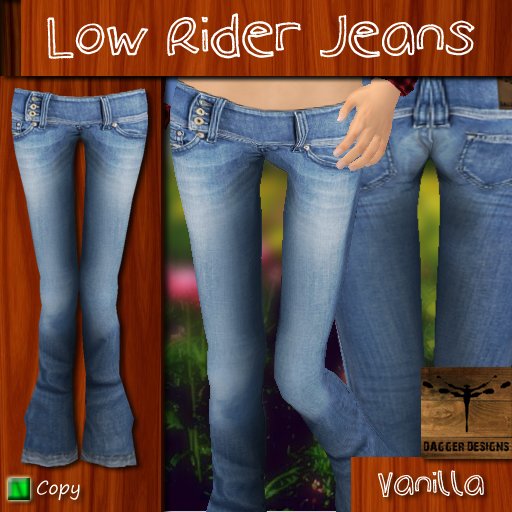 Vanilla Low Rider Jeans