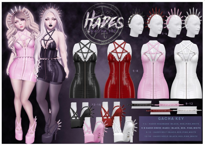 Violent Seduction - Hades Headband (White)