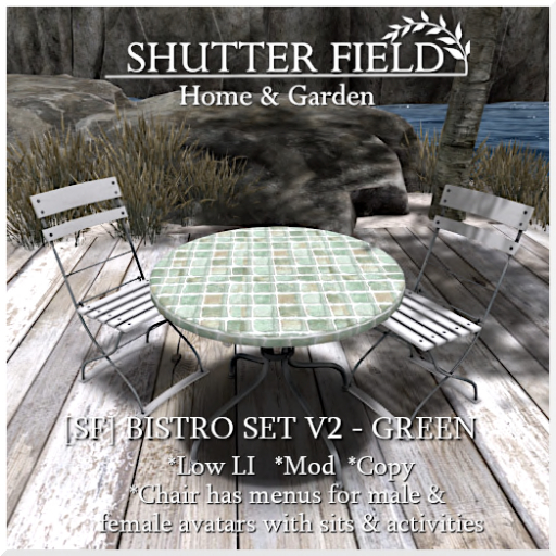 [SF] BISTRO SET V2 - GREEN BOXED