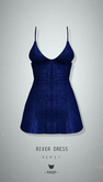 -Pixicat- River Dress (VelvetBlue)