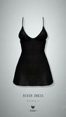 -Pixicat- River Dress (LeatherBlack)