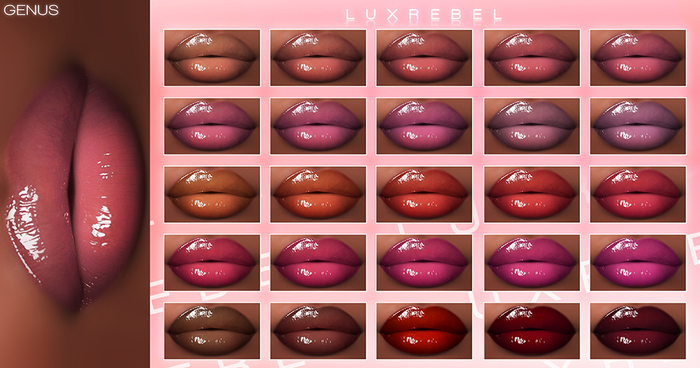 LUXREBEL ''Options'' Lipgloss [GENUS] Tan