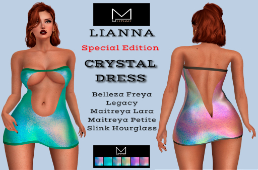 MUDAK - LIANNA DRESS CRYSTAL SPECIAL EDITION FATPACK