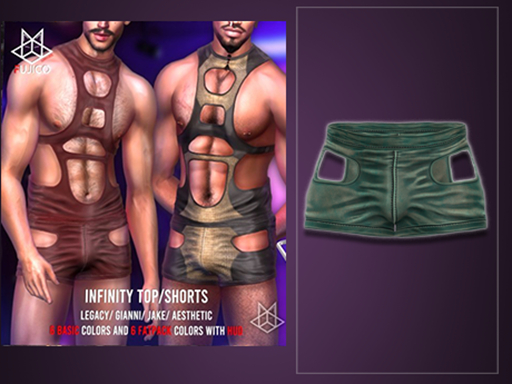 [Fujico Apparel] Infinity Shorts Green