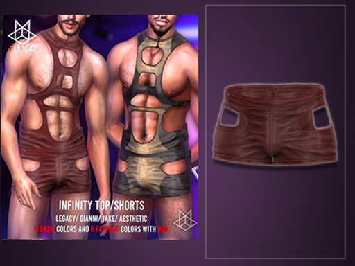 [Fujico Apparel] Infinity Shorts Red