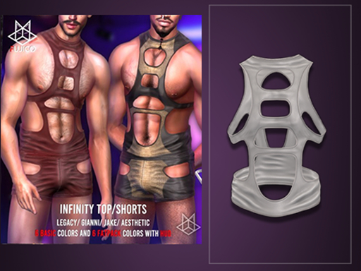 [Fujico Apparel] Infinity Top White