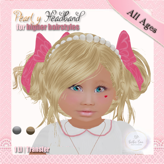 .bebe lou. FIG Pearly Headband HH