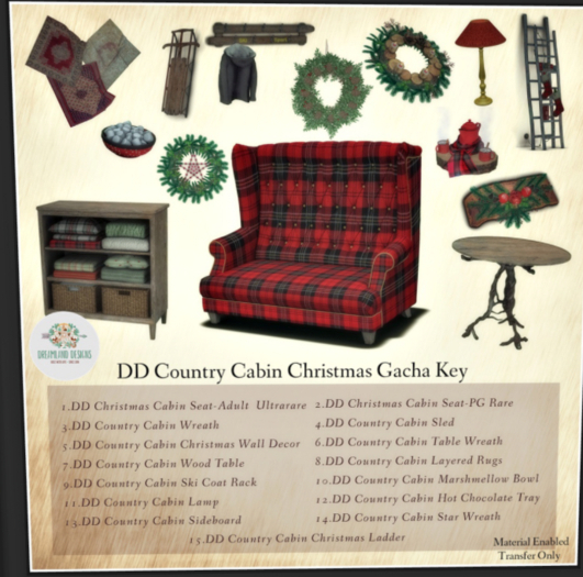 3.DD Country Cabin Wreath Boxed