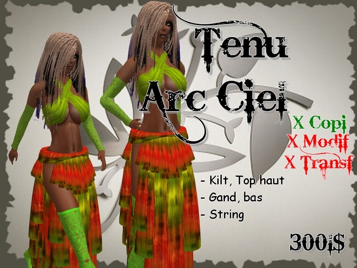 Tenu arc ciel