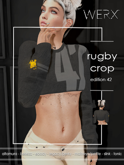 WERX Gals Rugby Crop 42