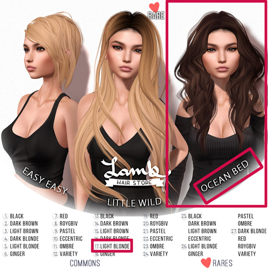 Lamb. Ocean Bed - Light Blonde Pack
