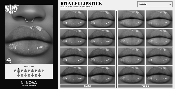 NI NOVA. Rita Lee (Genus) Pack 2 (DEMO 2)