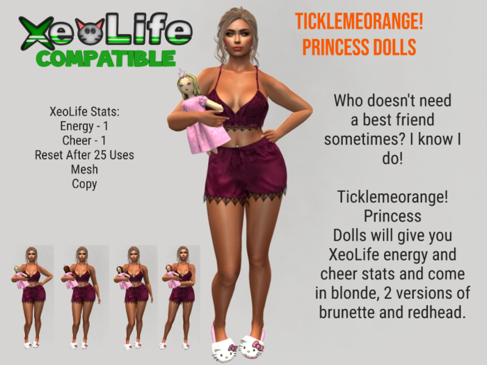 Ticklemeorange! Princess Dolls