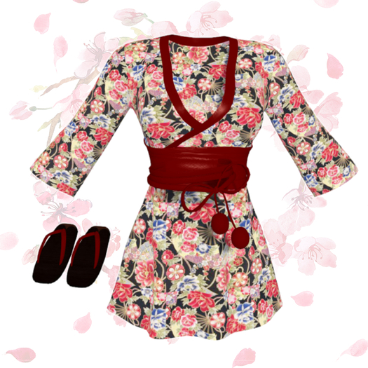 81 Mini Kimono / Yukata Set GACHA  1