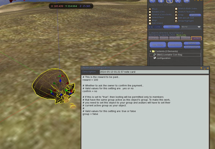 [WaS] Lootable Coin Bag