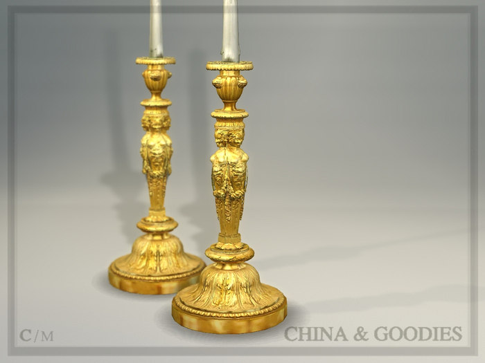 Flambeaux "Dugourc" -C&G-