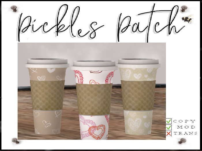 Hearts Take Out Coffee 