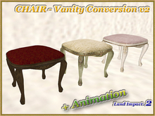 CHAIR - Vanity Conversion v2 (2 LI) (Full perm)