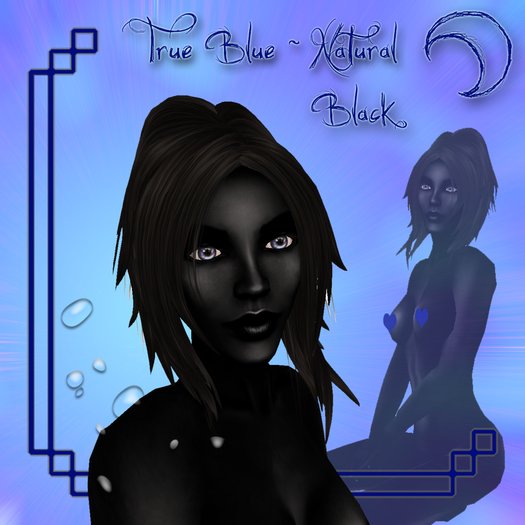(* True Blue *) Natural Black Skin Set