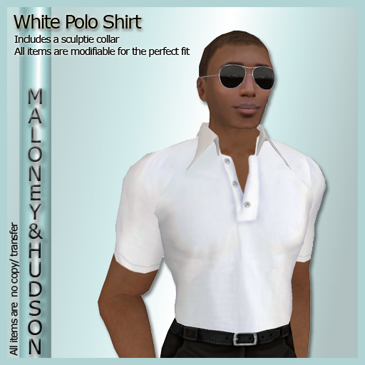 Mens Polo Shirt - White