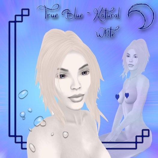 (* True Blue *) Natural White Skin Set