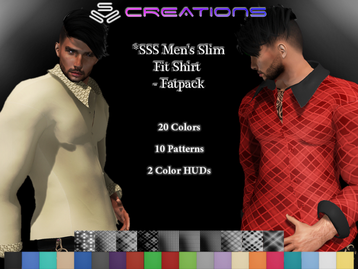*SSS Men's Slim Fit Shirt - Fatpack DEMO