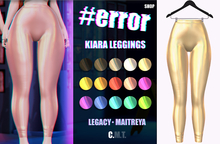 #error - kiara leggings - gold pure