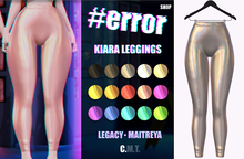 #error - kiara leggings - silver