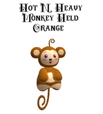 Hot N Heavy - Stuffed Monkey Orange Held