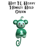 Hot N Heavy - Stuffed Monkey Green Held