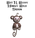 Hot N Heavy - Stuffed Monkey Brown Held