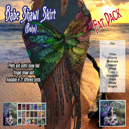 (wear me) DFF Babe Shawl Skirt #Fatpack