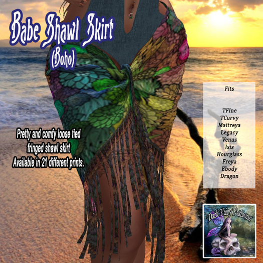 (wear me) DFF Babe Shawl Skirt #19