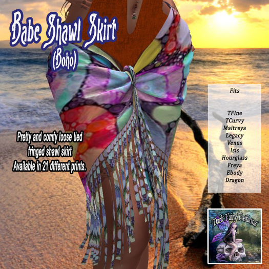 (wear me) DFF Babe Shawl Skirt #17