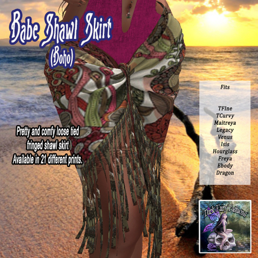 (wear me) DFF Babe Shawl Skirt #16