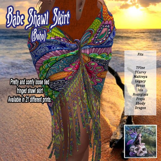 (wear me) DFF Babe Shawl Skirt #6