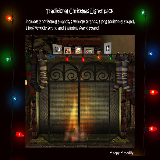 Traditional Xmas Lights Pack