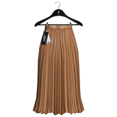 Emery Guinea Pleated Skirt Camel