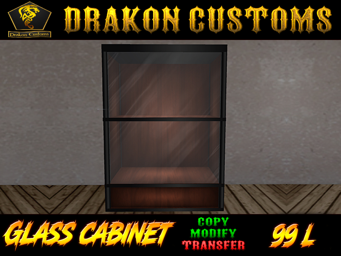 Glass cabinet