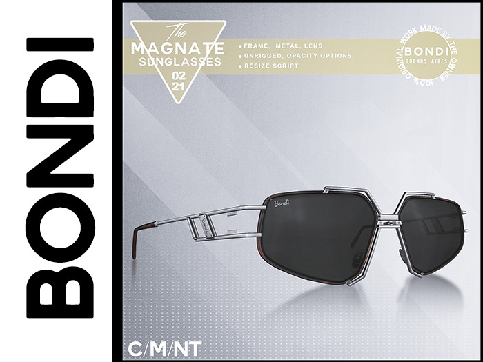 BONDI . The Magnate Sunglasses . Fatpack