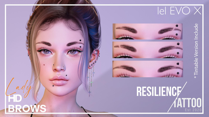 [RESILIENCE] Tattoo - Lady HD Brows 01