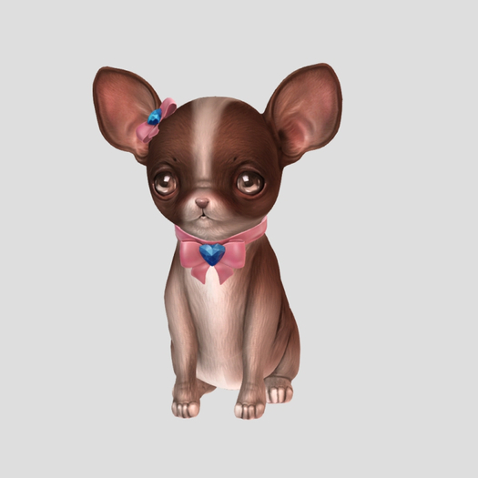 Birdy - Little Chi - Sit - Spot Brown RARE
